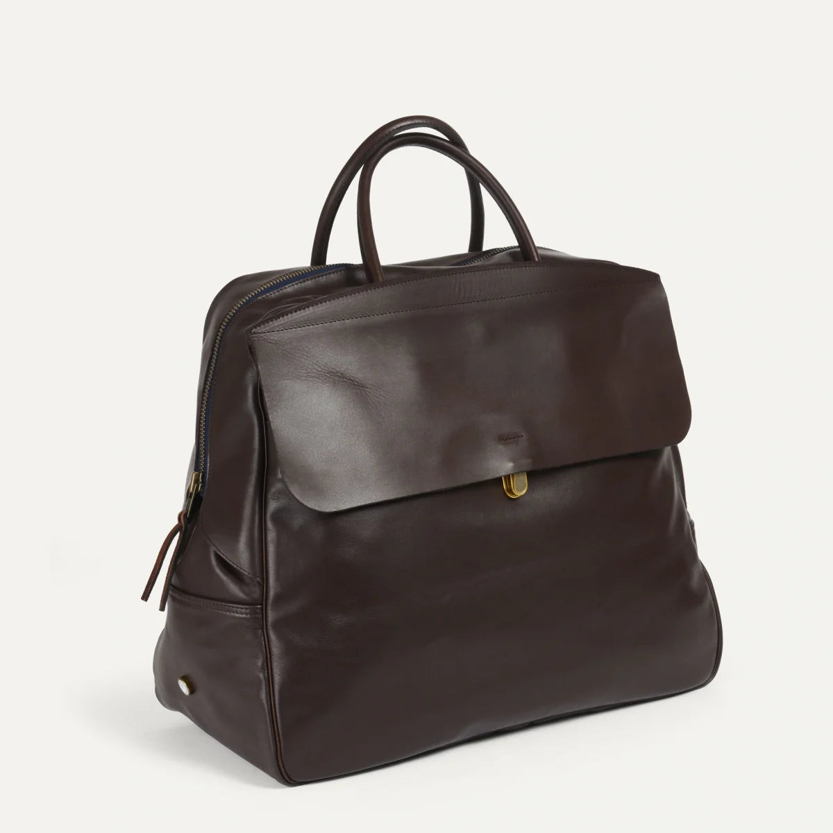 Bleu De Chauffe - Zoom Liscio Travel Bag Brown