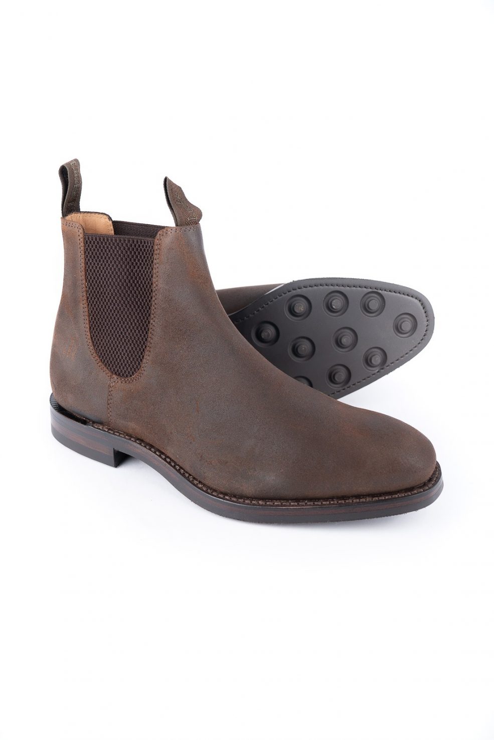 loake chelsea boots suede