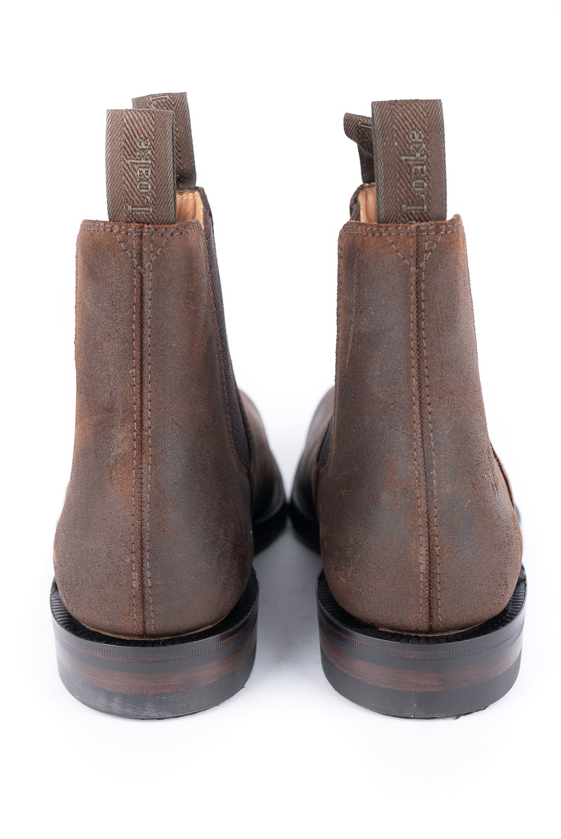 Loake 1880 Chatsworth Brown Waxy Suede Chelsea Boots ( ONLINE ONLY ...