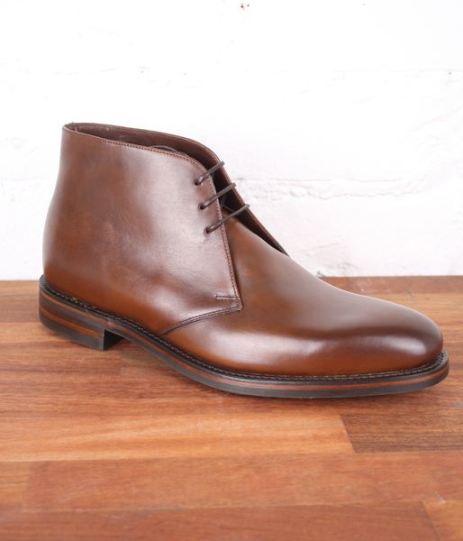 Loake 1880 Pimlico Chukka Boot Dark Brown Pinkomo 3978