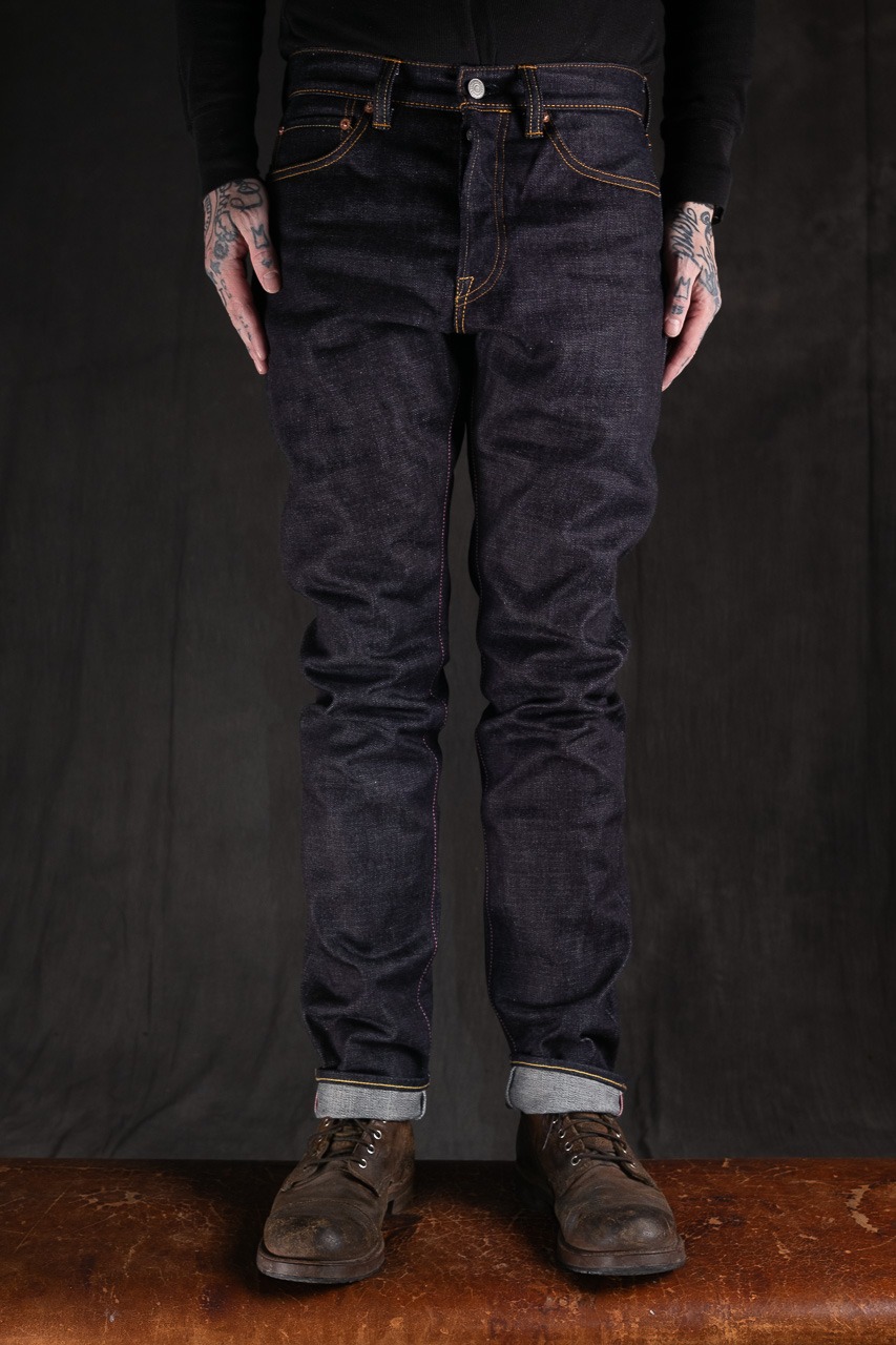 Momotaro 0605 15,7oz Zimbabwe Cotton Denim Natural Tapered - Pinkomo