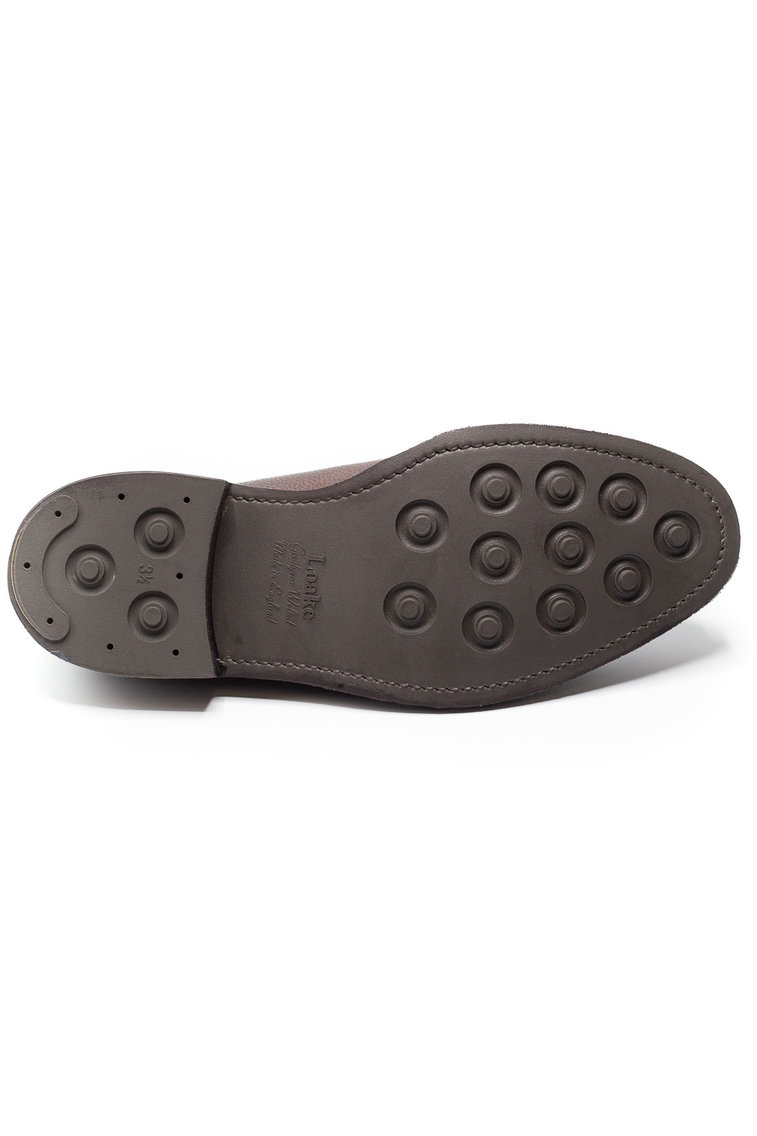 loake 1880 troon rosewood grained calf