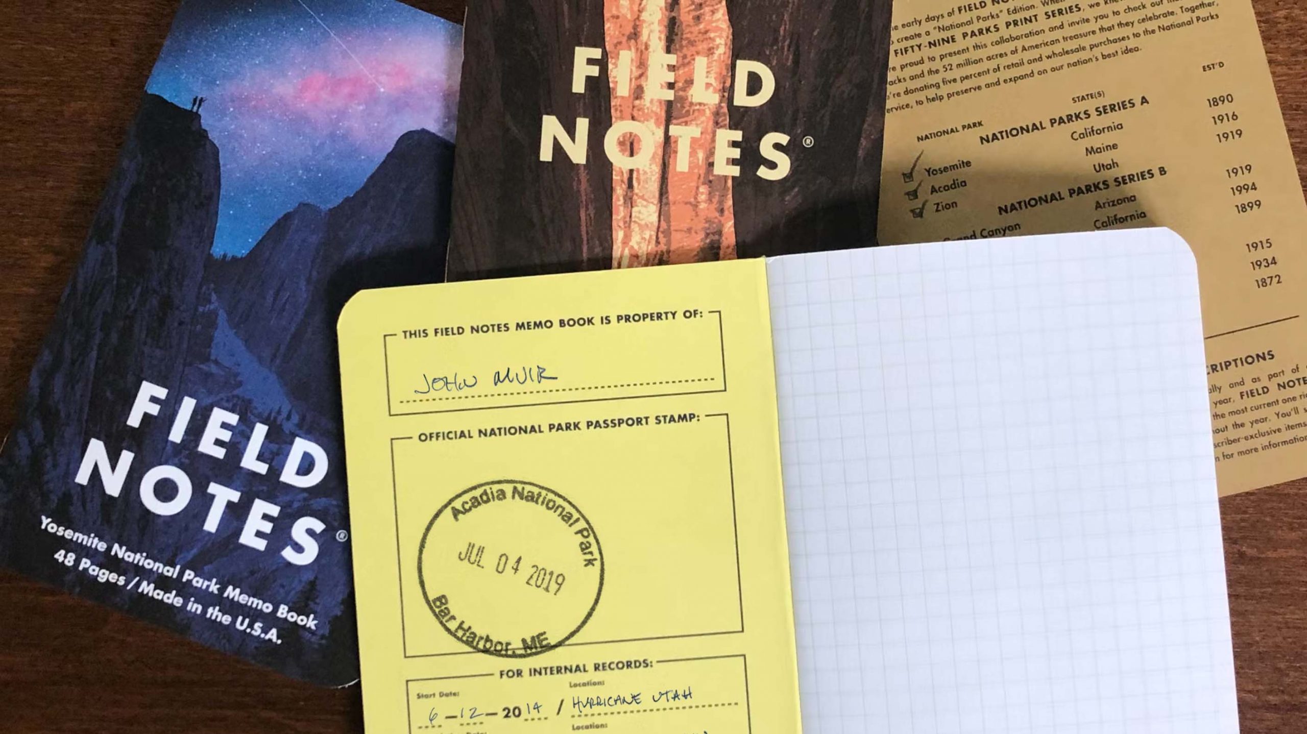 field notes - pinkomo