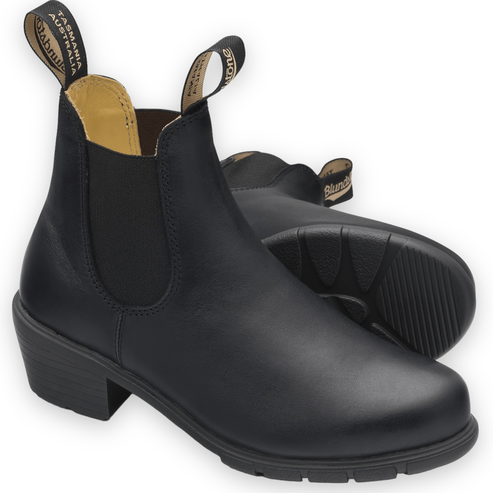 Blundstone 1671 Women s Heeled Boots Black Pinkomo