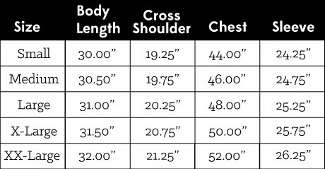 SizeChart_Modesto_Jacket_11oz_Memphis_Blue_CORE_7.9.25